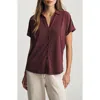 Mavi Jeans Sassafras Button-up Shirt In Burgundy