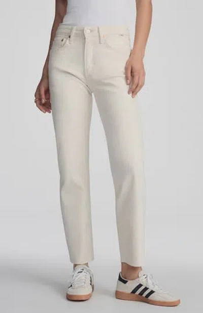 Mavi Jeans Savannah High Waist Straight Leg Jeans In Brown