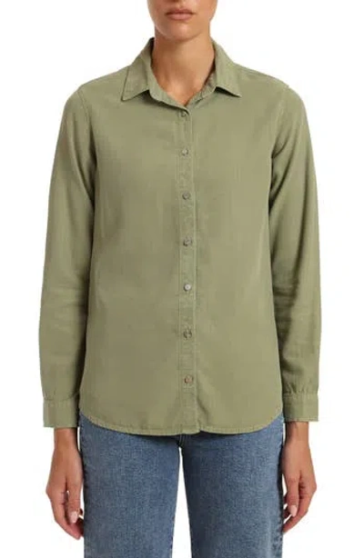 Mavi Jeans Shelby Button-up Shirt In Green