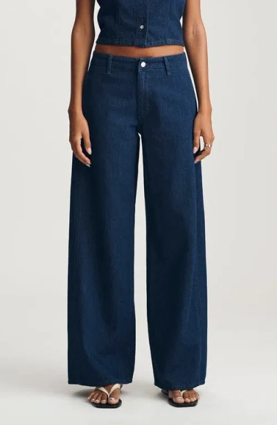 Mavi Jeans Siena High Waist Wide Leg Jeans In Blue