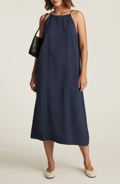 Mavi Jeans Sleeveless Midi Dress In Blue