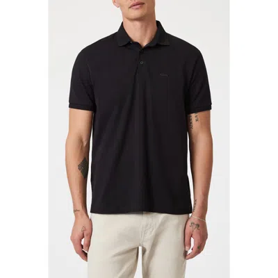 Mavi Jeans Slim Fit Cotton Polo In Black