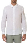 Mavi Jeans Slim Fit Long Sleeve Linen Button-up Shirt