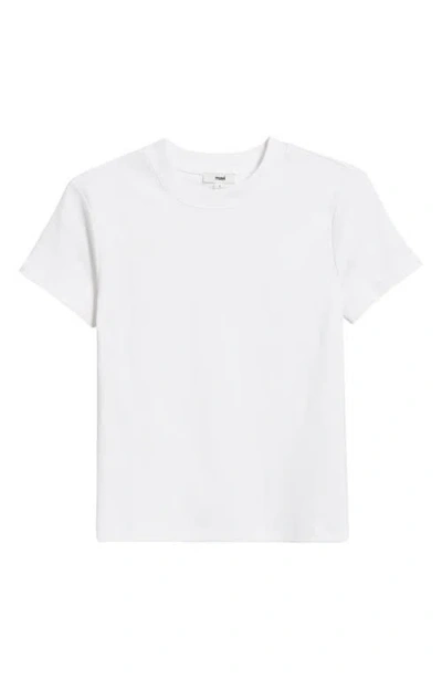 Mavi Jeans Slim Fit Stretch Cotton T-shirt In White