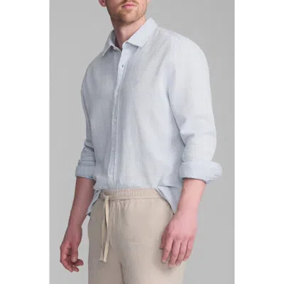 Mavi Jeans Slim Fit Textured Cotton Button-up Shirt In White