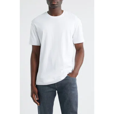Mavi Jeans Solid Cotton Crewneck T-shirt In White