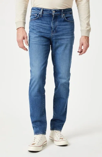 Mavi Jeans Steve Athletic Fit Jeans In Dark Brushed Recycled Blue