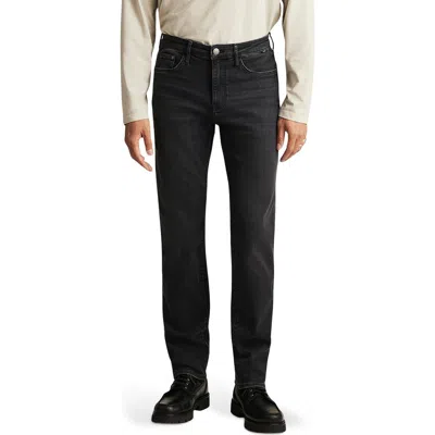 Mavi Jeans Steve Athletic Fit Jeans In Dark Smoke Supermove
