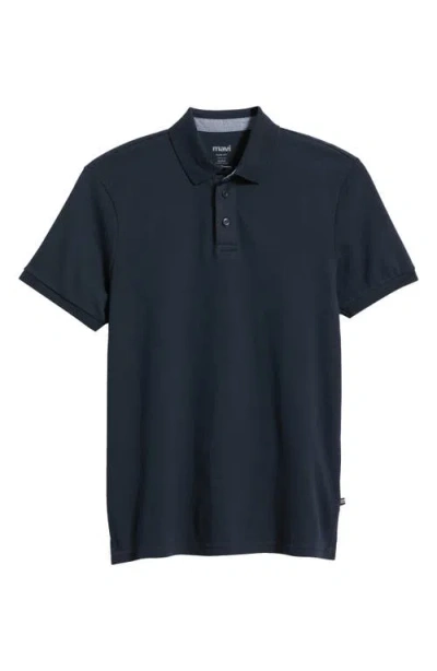 Mavi Jeans Stretch Cotton Polo In Blue
