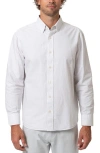 Mavi Jeans Stripe Cotton Button-up Shirt In Black Iris