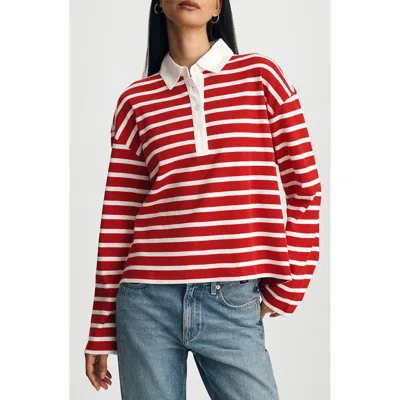 Mavi Jeans Stripe Polo Shirt In Multi
