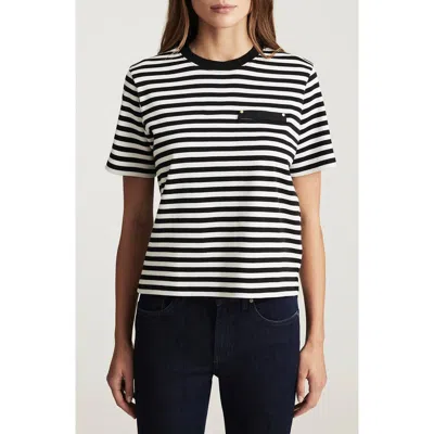Mavi Jeans Stripe Short Sleeve Pocket T-shirt In Multi