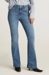 Mavi Jeans Los Angeles High Waist Flare Leg Jeans In Blue