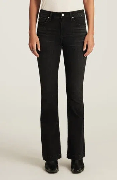 Mavi Jeans Sydney High Rise Flare Jeans In Black