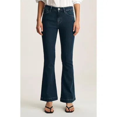 Mavi Jeans Sydney Mid Rise Flare Jeans In Blue