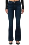Mavi Jeans Sydney Mid Rise Flare Jeans In Deep Brushed Feather Blue