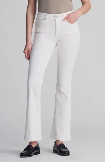 Mavi Jeans Sydney Mid Rise Flare Jeans In White
