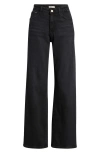 Mavi Jeans Sandy High Waist Extra Wide Leg Jeans In Black