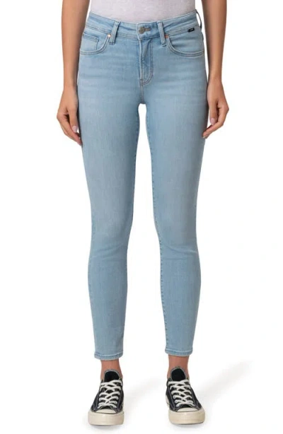 Mavi Jeans Tess High Waist Ankle Skinny Jeans In Light Blue Flex Blue