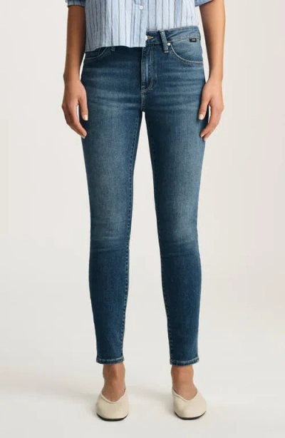 Mavi Jeans Tess High Waist Ankle Skinny Jeans In Blue