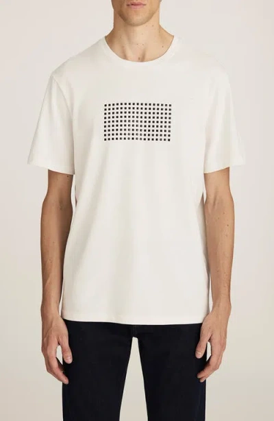 Mavi Jeans Texture Graphic T-shirt In White