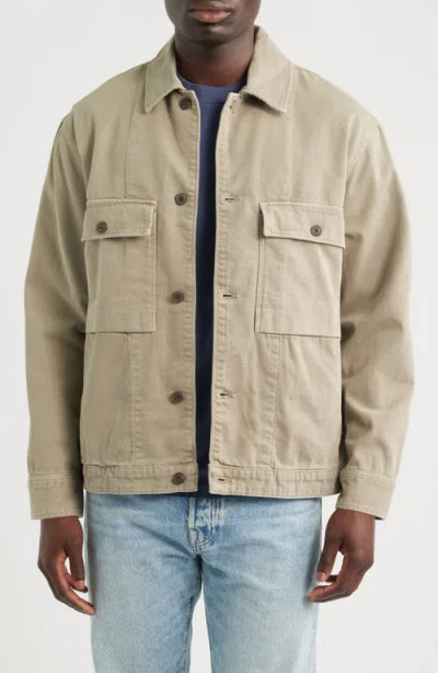 Mavi Jeans Two Pocket Overshirt In Brown