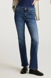 Mavi Jeans New York High Waist Ankle Straight Leg Jeans In Blue