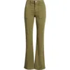 Mavi Jeans Vicky Patch Pocket Wide Leg Jeans In Green