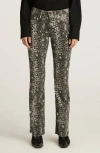 Mavi Jeans Vicky Snake Print Mid Rise Bootcut Jeans In Multi