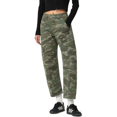 Mavi Jeans Vinnie Camo Ankle Cargo Pants In Khaki Camo Twill