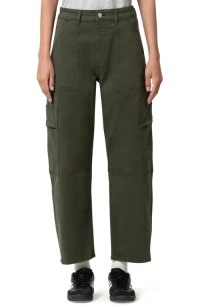 Mavi Jeans Vinnie Ivy Ankle Barrel Leg Twill Cargo Pants In Ivy Casual Twill