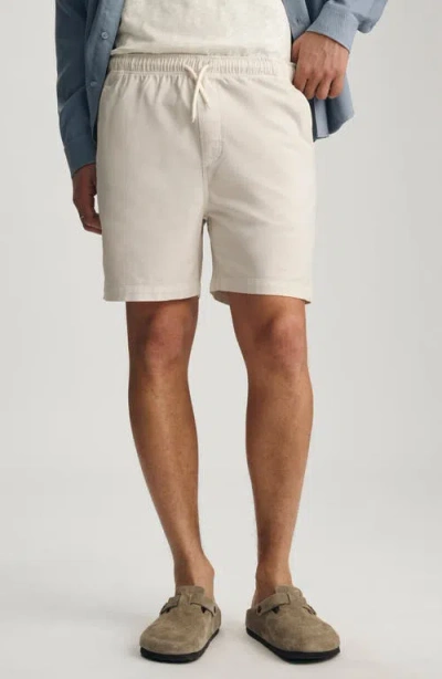 Mavi Jeans Woven Drawstring Shorts In White