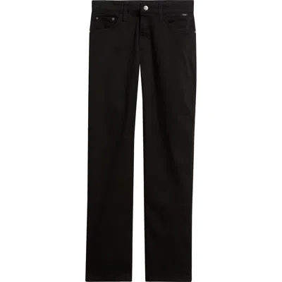 Mavi Jeans Zach Straight Leg Jeans In Black Feather