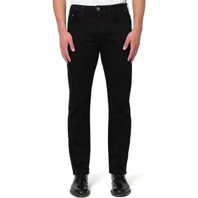 Mavi Jeans Zach Straight Leg Jeans In Black Feather Blue