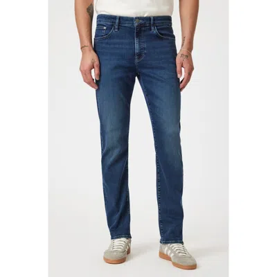 Mavi Jeans Zach Straight Leg Jeans In Deep Used Supermove