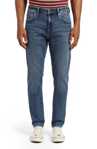 Mavi Jeans Zach Straight Leg Jeans In Ocean Organic Vintage
