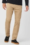 Mavi Jeans Zach Straight Leg Stretch Cotton Twill Pants In Fawn Twill