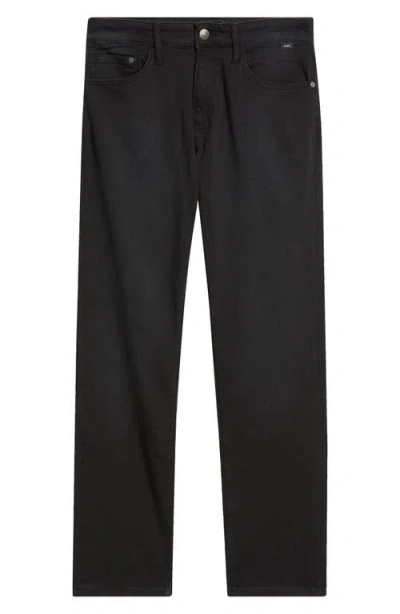 Mavi Jeans Zach Straight Leg Stretch Jeans In Black
