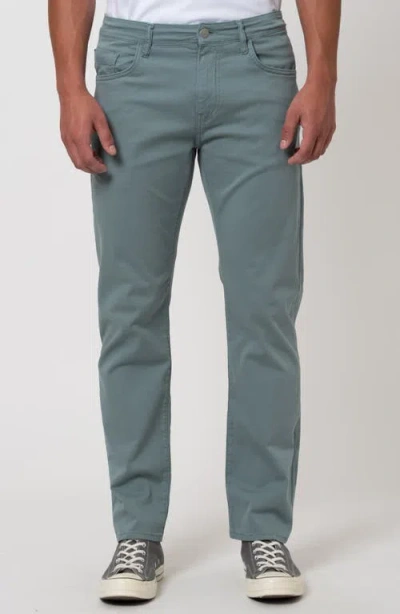 Mavi Jeans Zach Straight Leg Twill Pants In Blue