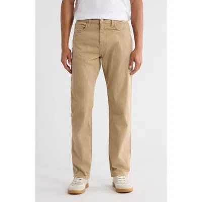 Mavi Jeans Zach Straight Leg Twill Pants In Nude