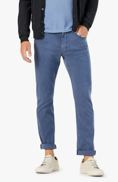 Mavi Jeans Zach Straight Leg Twill Pants In Azure Twill