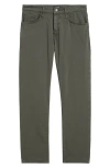 Mavi Jeans Zach Straight Leg Twill Pants In Gray