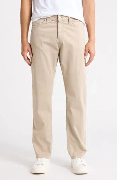 Mavi Jeans Zach Straight Leg Twill Pants In Brown
