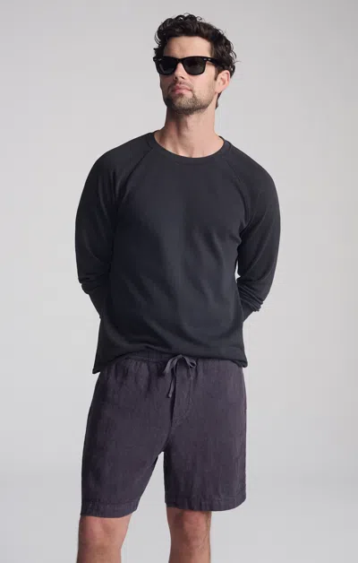 Mavi Jersey Long Sleeve T-shirt In Pirate Black