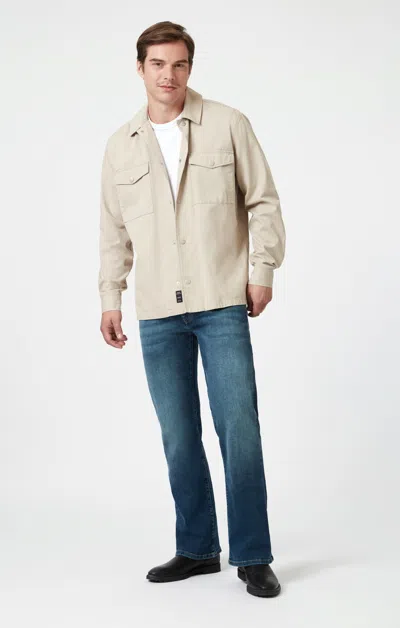 Mavi Josh Bootcut In Mid Brushed Organic Move In Medium Blue