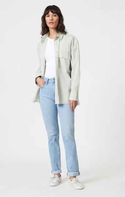 Mavi Kathleen Slim Boyfriend In Light Blue Flex Blue