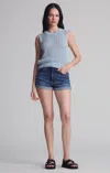 Mavi Knit Tank Top In Niagara Mist