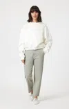 Mavi Lauren Straight Chino In Lint Casual Twill In Green