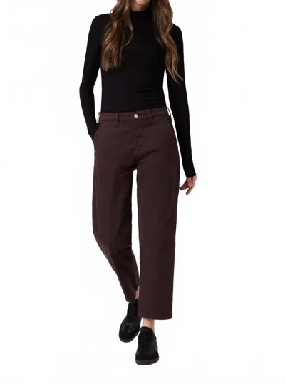 Mavi Lauren Straight Chino Pants In Currant Casual Twill In Multi