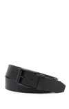 Mavi Leather Belt In Black In Black
